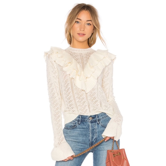 Tularosa Sweaters - ✨SOLD✨Tularosa Ivory Manny Knit Sweater
